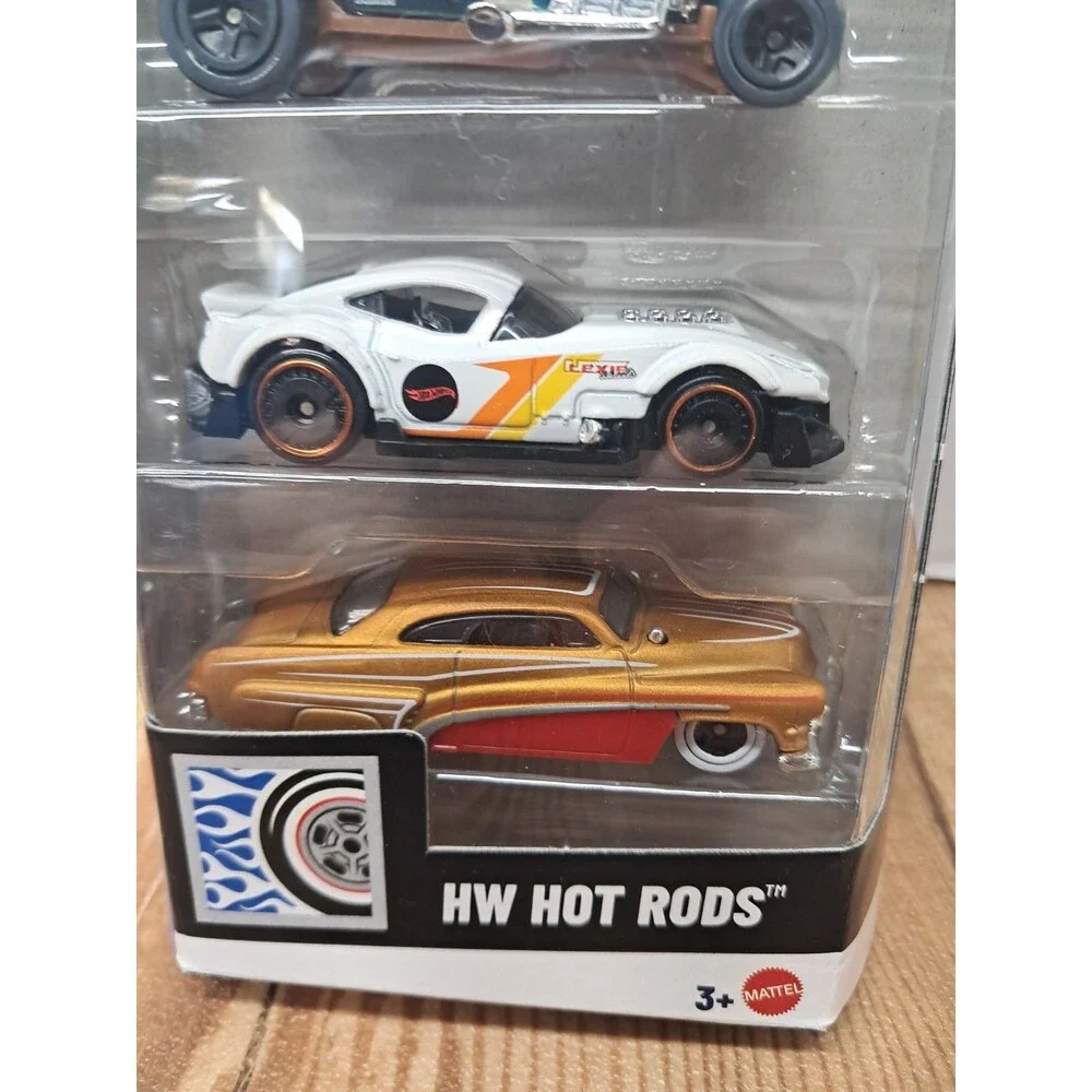 Hot Wheels HW Hot Rods 5-Car Diecast Set 1:64 Unopened Box 1952 1957